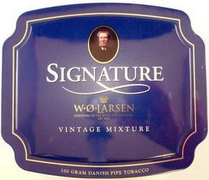 W.O. Larsen: Signature
